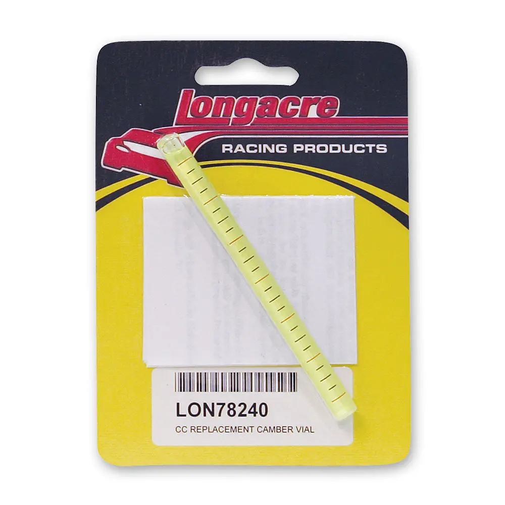 Longacre Replacement Camber Vial - 0-6° With Lines 1