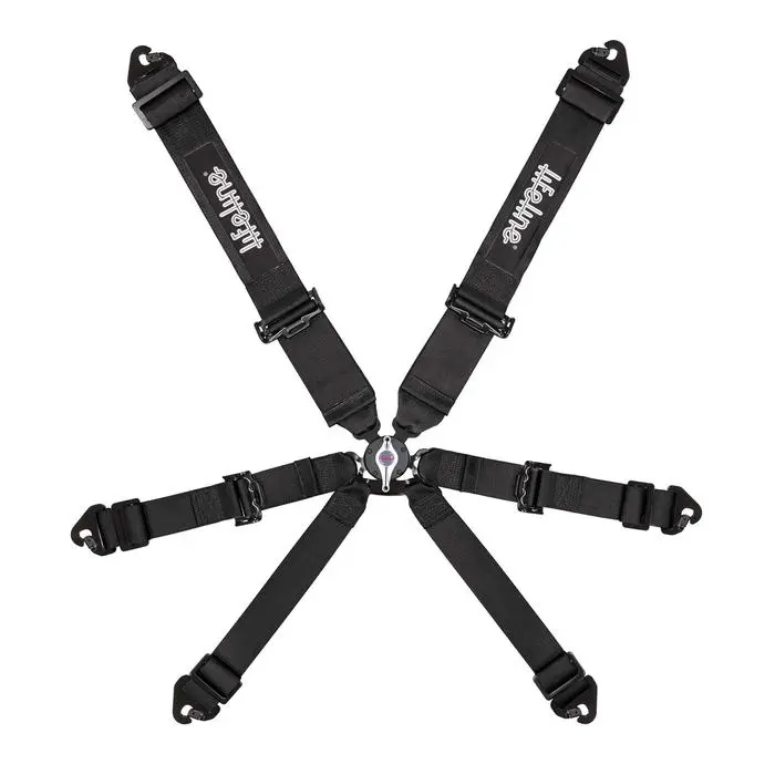 Lifeline Becketts 6Pt Fia Harness - 3" - Pull-Up - 2028 Expiration 1