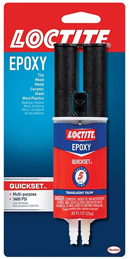 Loctite Epoxy Quick Set Syringe, 25 Ml 1