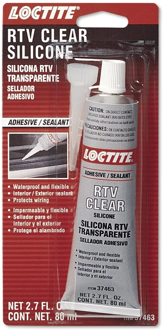Loctite Rtv Clear Silicone Adhesive/Sealant, 80 Ml Tube 1