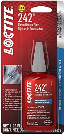 Loctite Threadlocker 242 - Medium Strength/Blue, 36 Ml Bottle 1