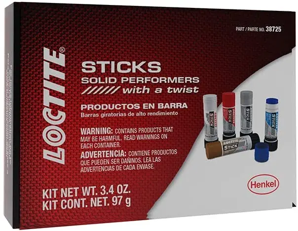 Loctite Stick Thread Treatment Assortment Kit, 5 Sticks 1