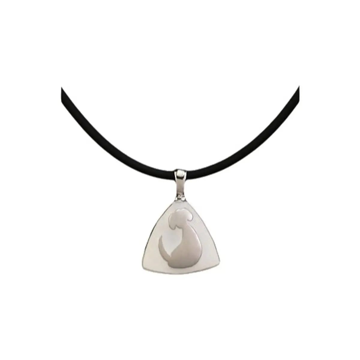 Ladies' Pendant Pet Zen 15 X 16 Mm Silver 1