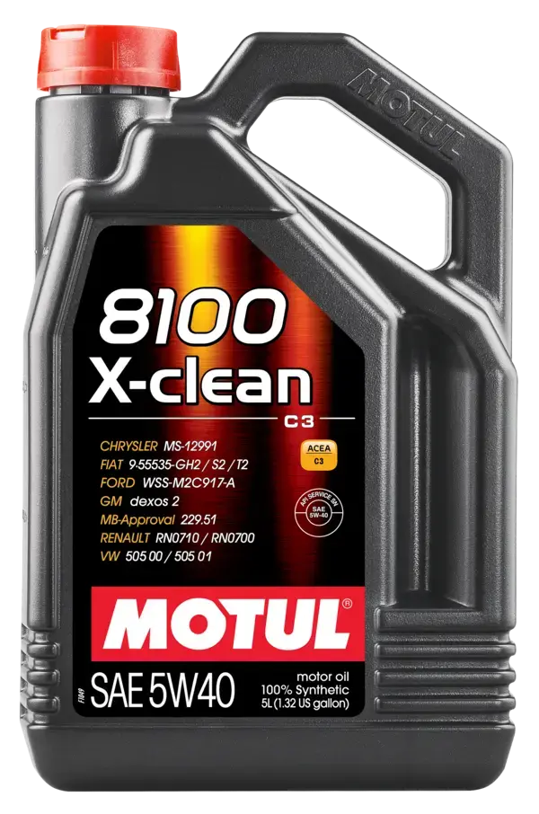 Motul 8100 X-Clean 5W-40, 5L 1