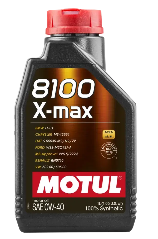 Motul 8100 X-Max 0W40, 1L 1