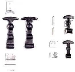 Omp Racing Bonnet Pins And Electrical Rubber Hooks | Large 1