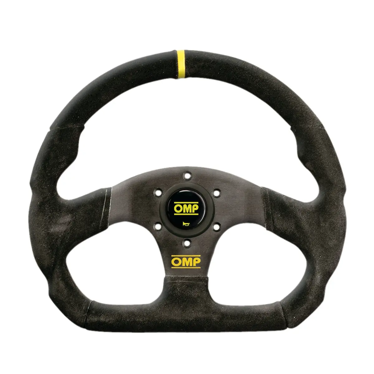 Omp Superquadro: Flat 330Mm | Black Suede 1
