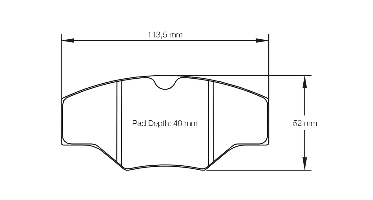 Pagid - (Shape No.: 1265) Alcon, Ap Racing, Caterham 1