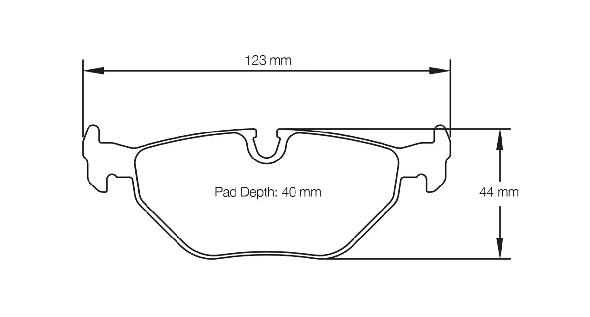 Pagid - (Shape No.: 1285) Bmw Rear 1