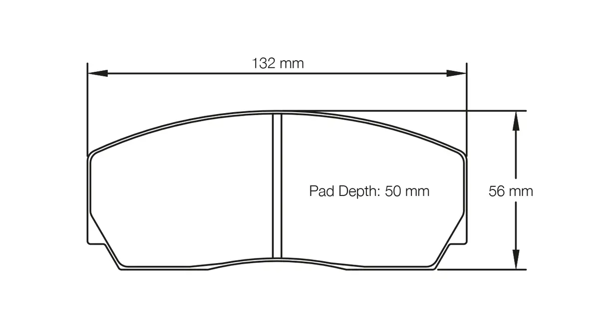 Pagid - (Shape No.: 1361) Audi, Mitsubishi 1