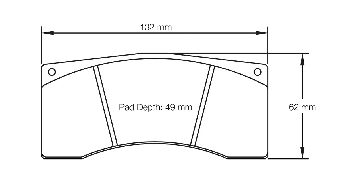 Pagid - (Shape No.: 1674) Aston Martin, Audi, Bentley, Bmw, Chevrolet, Ferrari, Ford, Lamborghini, Lexus, Mclaren, Mercedes, Porsche 1