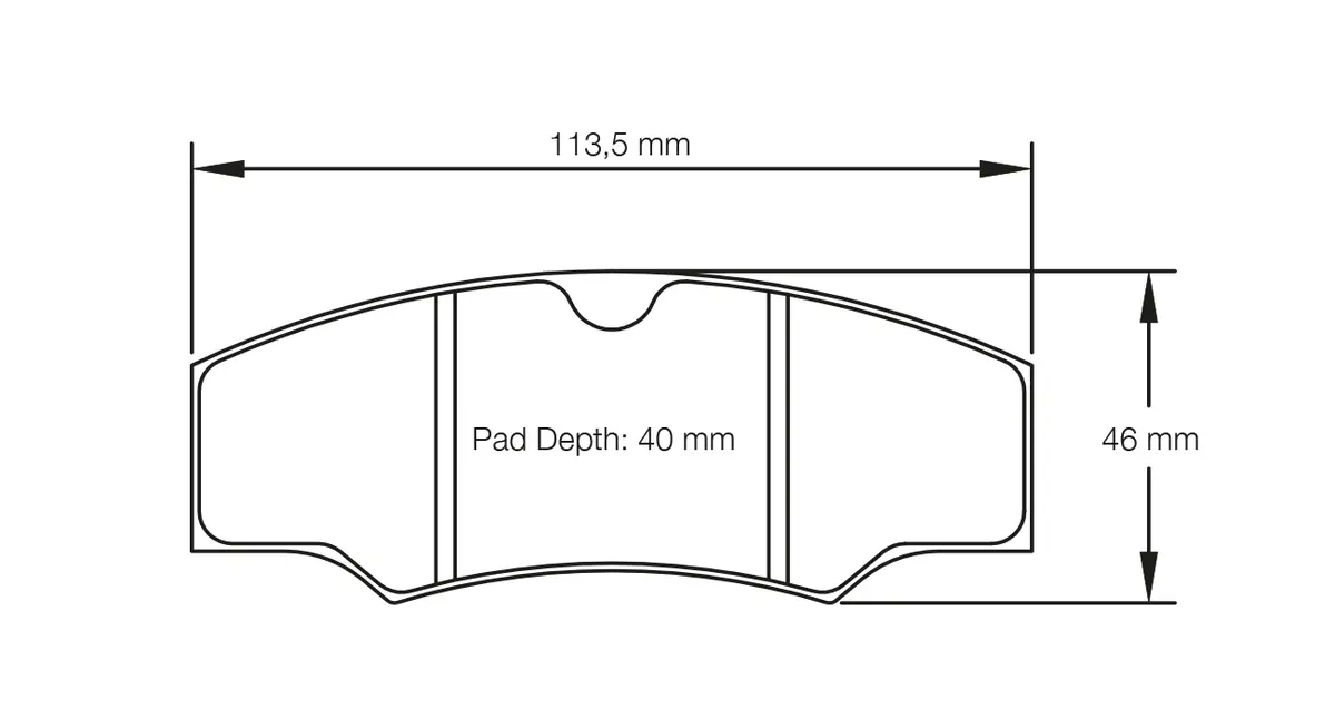 Pagid - (Shape No.: 1749) Mitsubishi 1