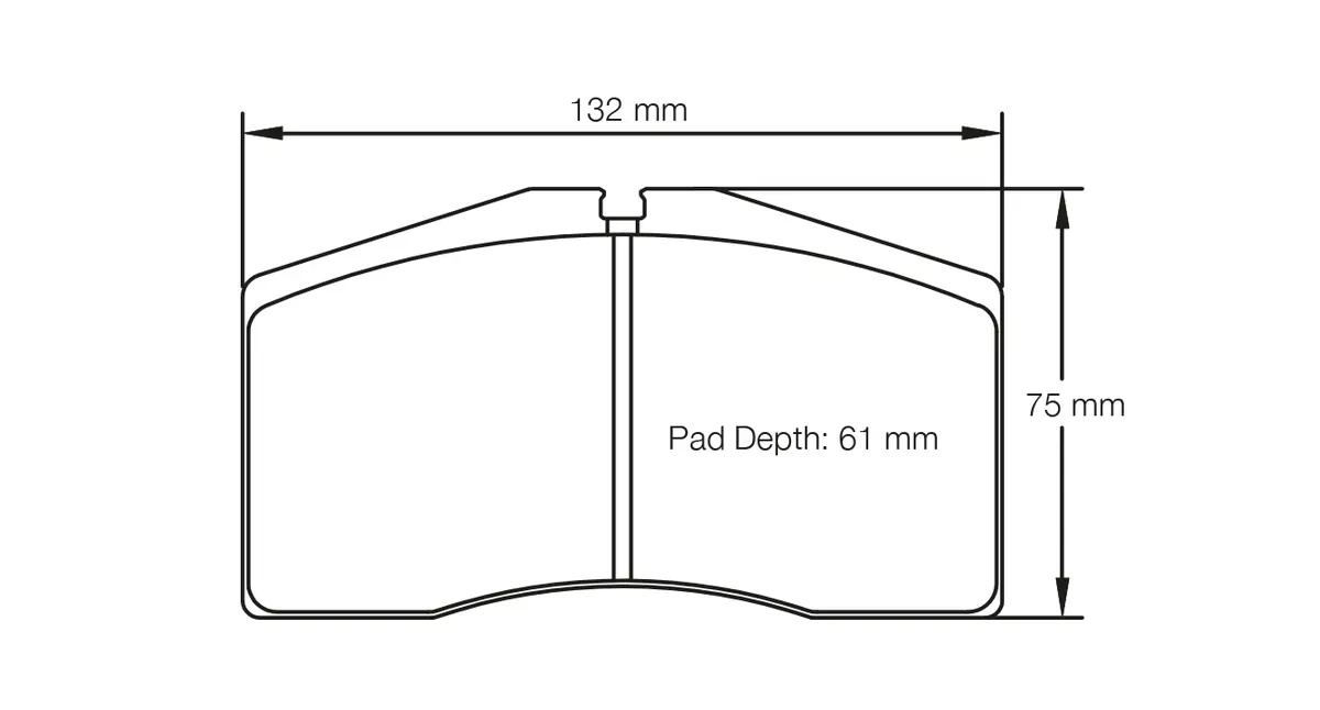 Pagid - (Shape No.: 1842) Audi, Porsche 1