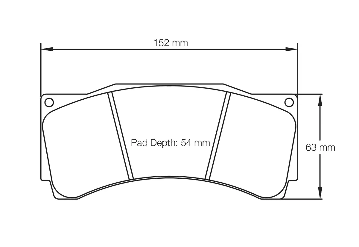 Pagid - (Shape No.: 1904) Alfa Romeo, Ford, Honda (Acura), Mitsubishi 1