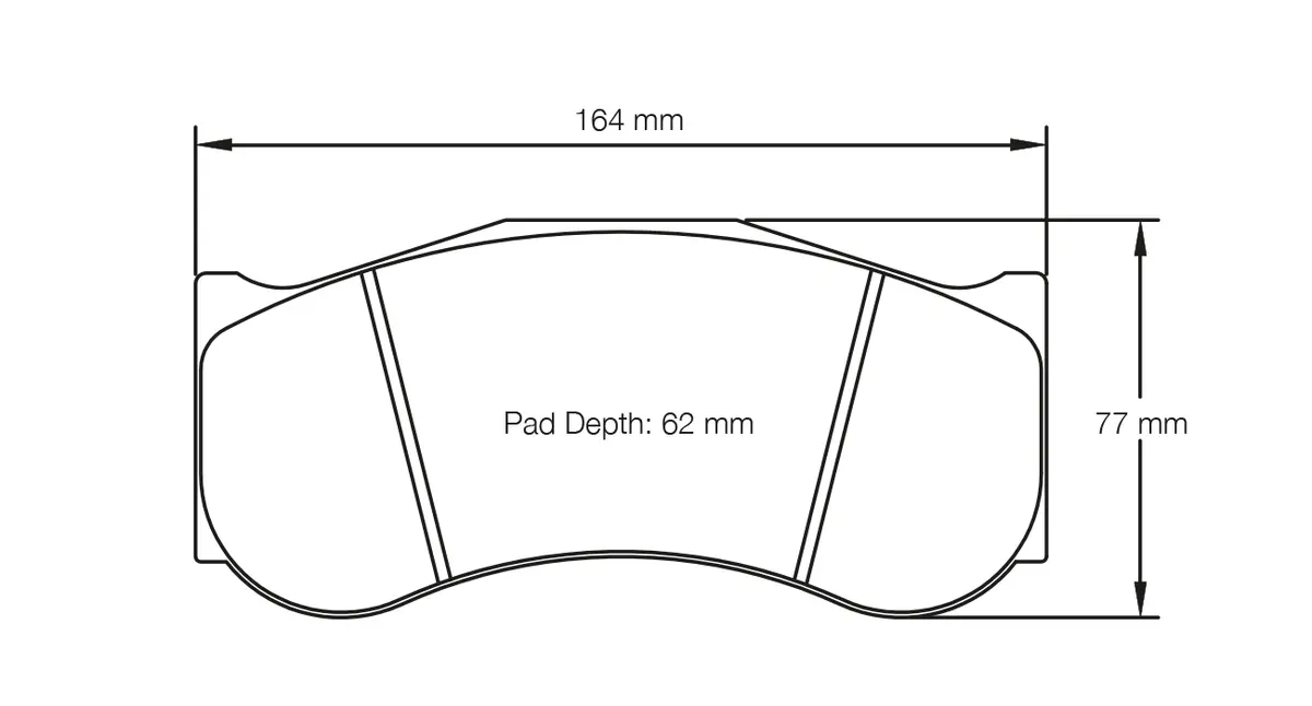Pagid - (Shape No.: 2017) Bentley, Chevrolet, Honda (Acura) 1