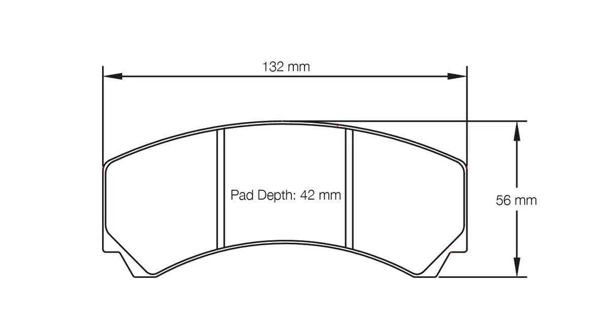 Pagid - (Shape No.: 2126) Ford 1