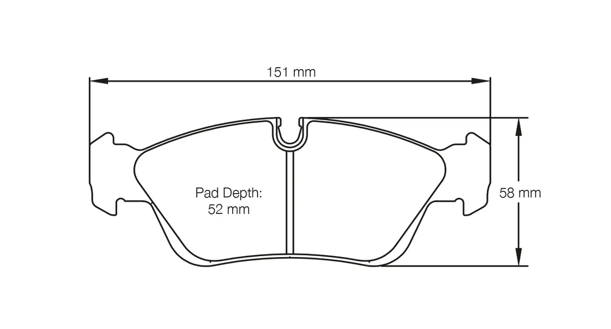 Pagid - (Shape No.: 2180) Bmw 1