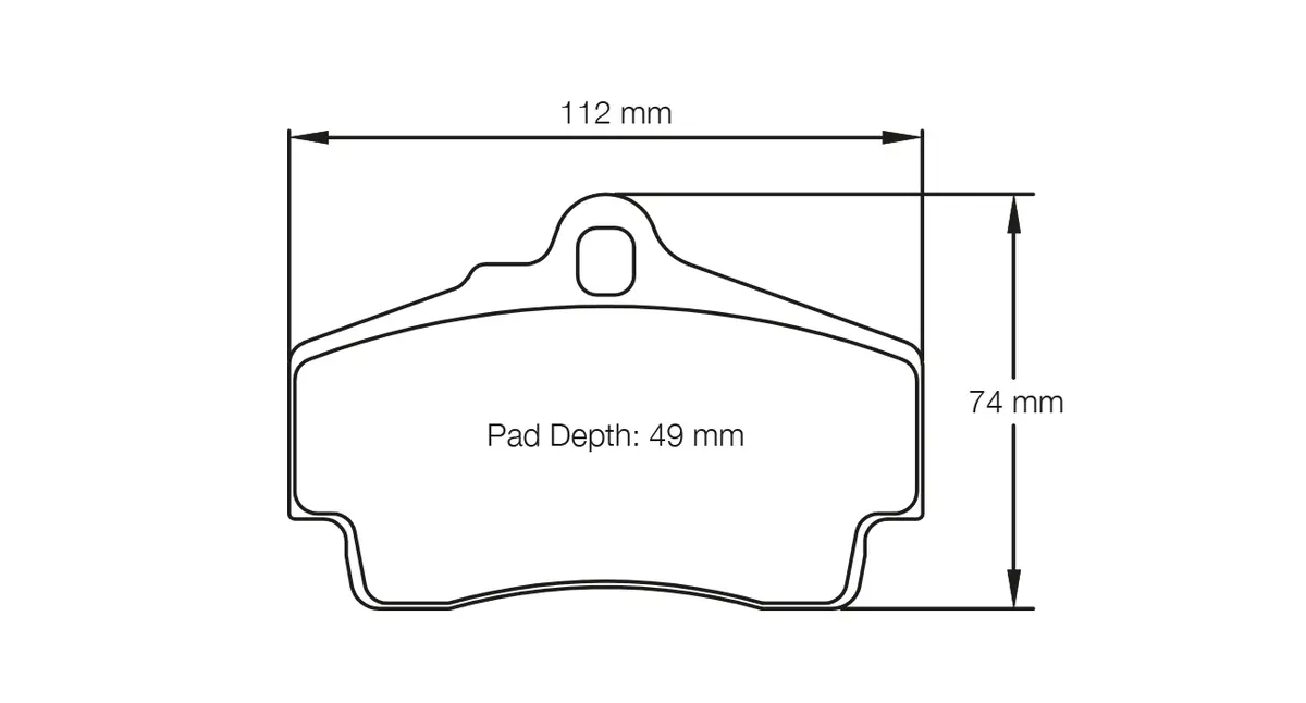 Pagid - (Shape No.: 2406) Porsche 1
