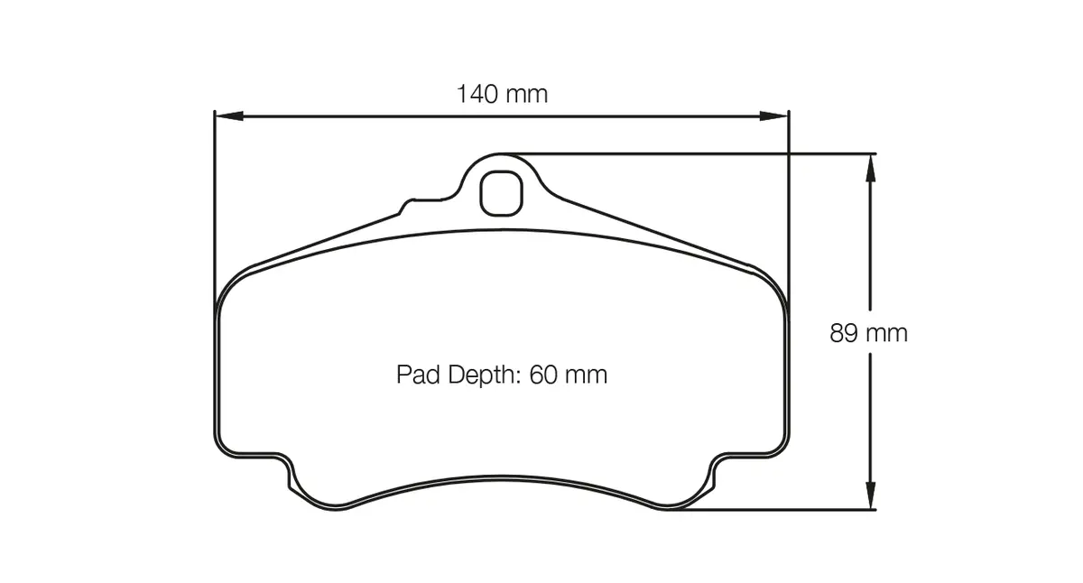 Pagid - (Shape No.: 2474) Porsche 1