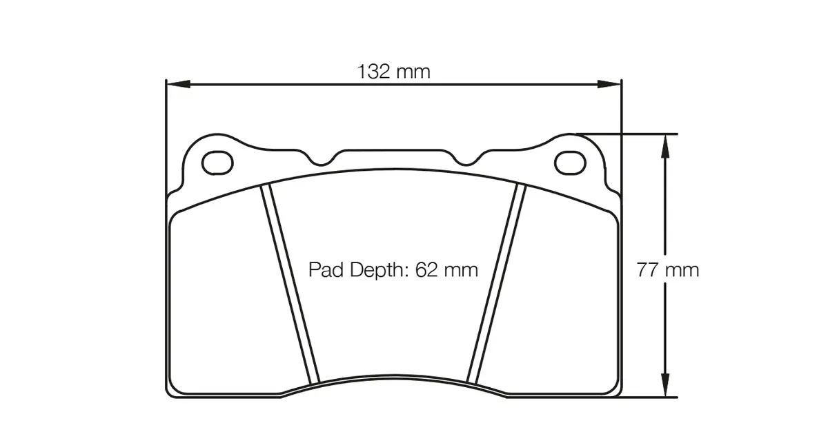 Pagid - (Shape No.: 2487) Aston Martin, Audi, Cadillac, Chevrolet, Dodge, Ford, Honda (Acura), Kia, Maserati, Mitsubishi, Subaru, Volvo 1