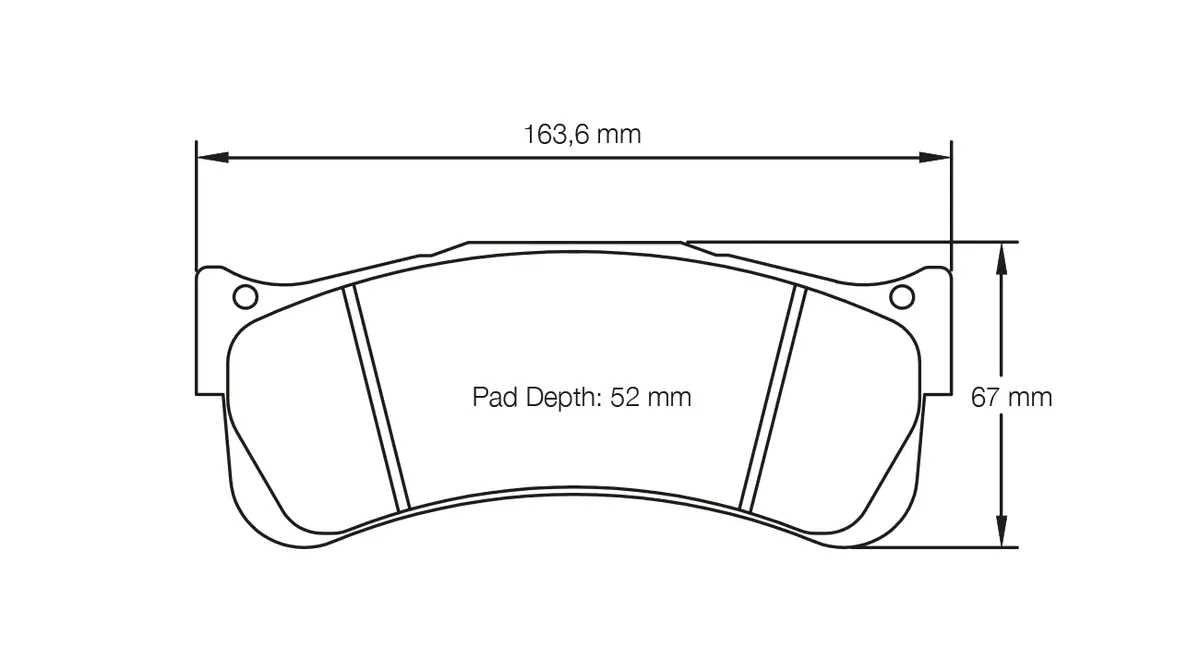 Pagid - (Shape No.: 2488) Ginetta, Lamborghini, Porsche 1