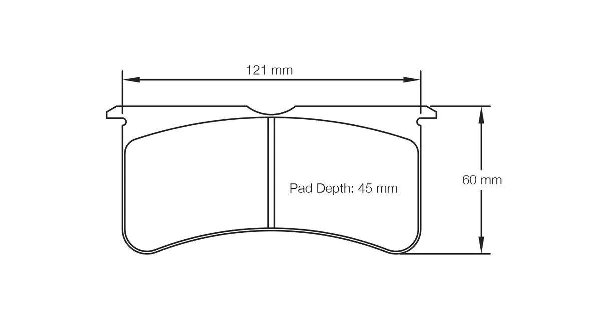 Pagid - (Shape No.: 2555) Ford 1