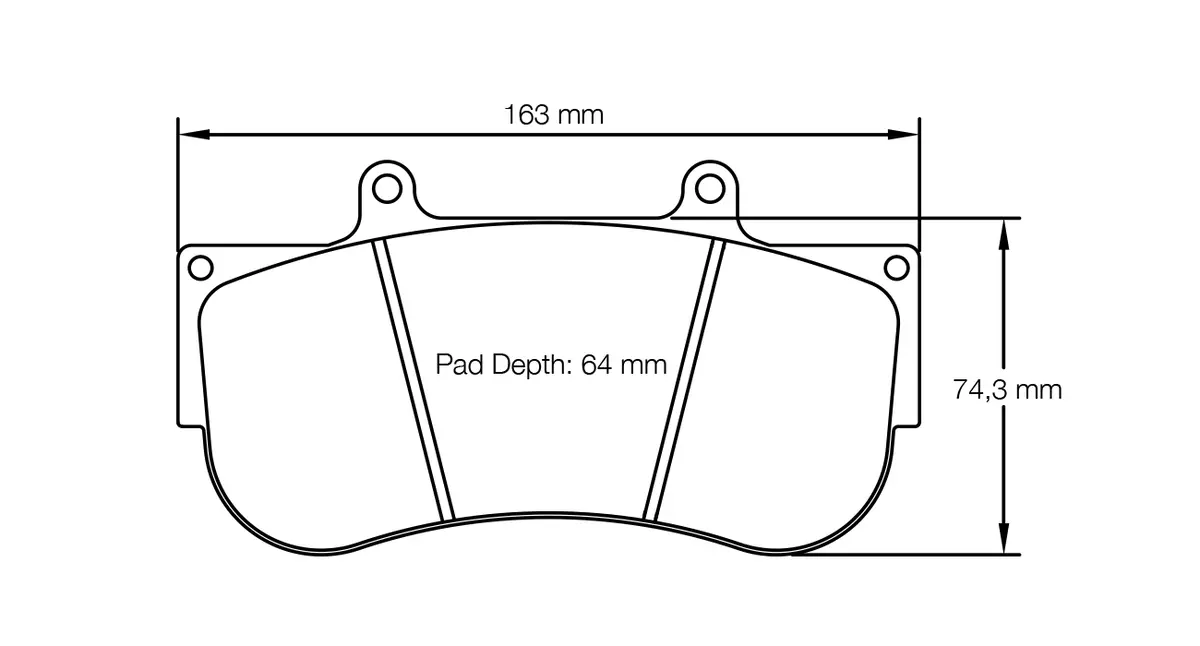 Pagid - (Shape No.: 2564) Mercedes, Porsche 1