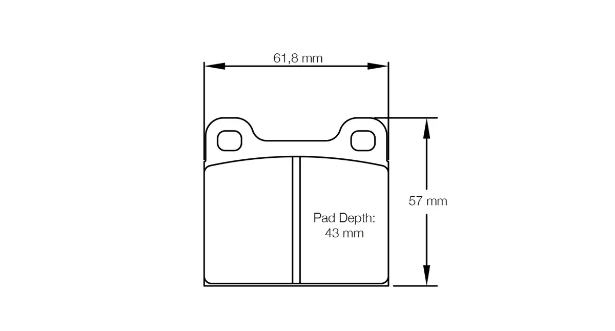 Pagid - (Shape No.: 4304) Alfa Romeo, Audi, Bmw, Ferrari, Hyundai, Lamborghini, Mercedes, Porsche, Vw 1