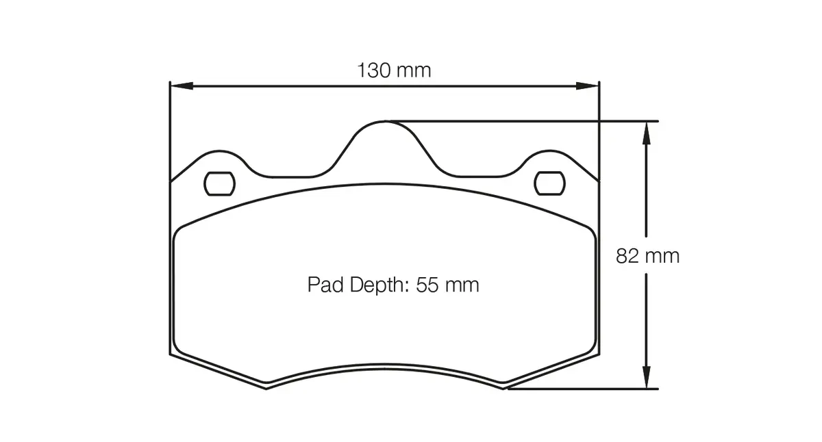 Pagid - (Shape No.: 4345) Lotus, Mclaren 1