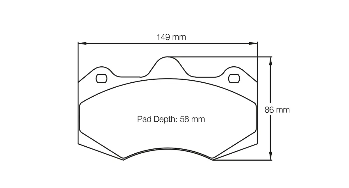 Pagid - (Shape No.: 4346) Mclaren 1