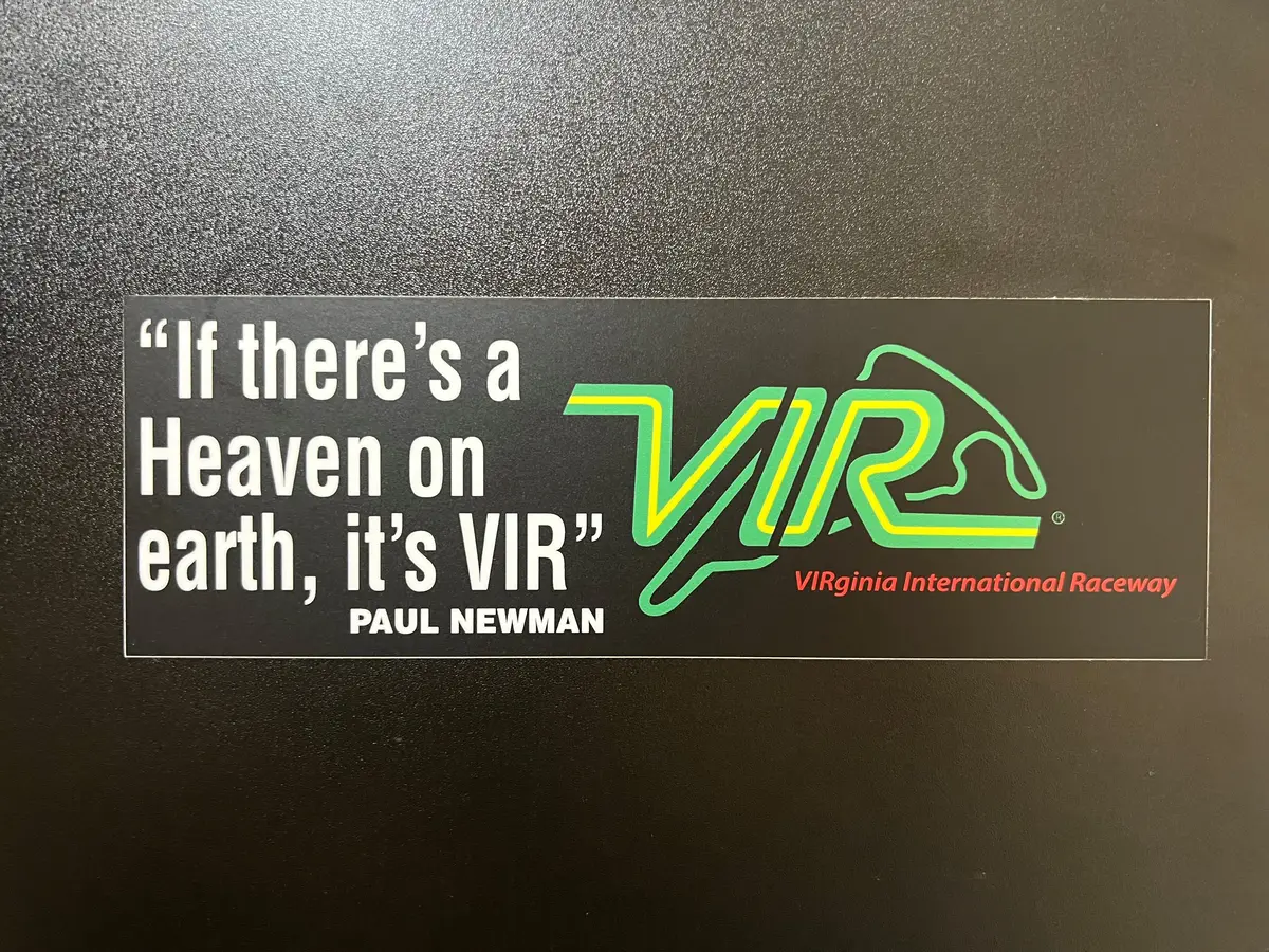 Vir Paul Newman Bumper Sticker - Black Or White 1