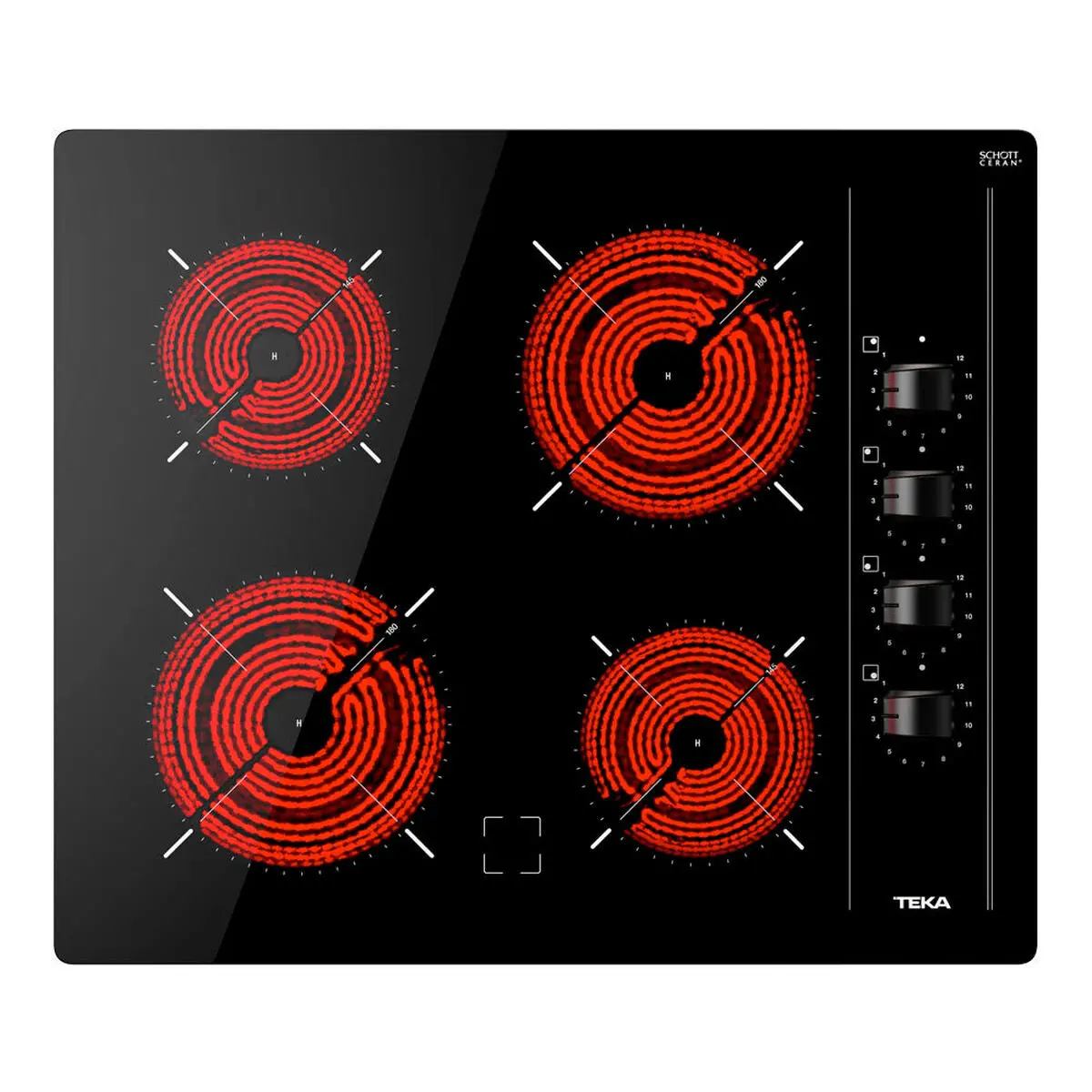 Glass-Ceramic Hob Teka Tbc 64000 Xfl 60 Cm 1