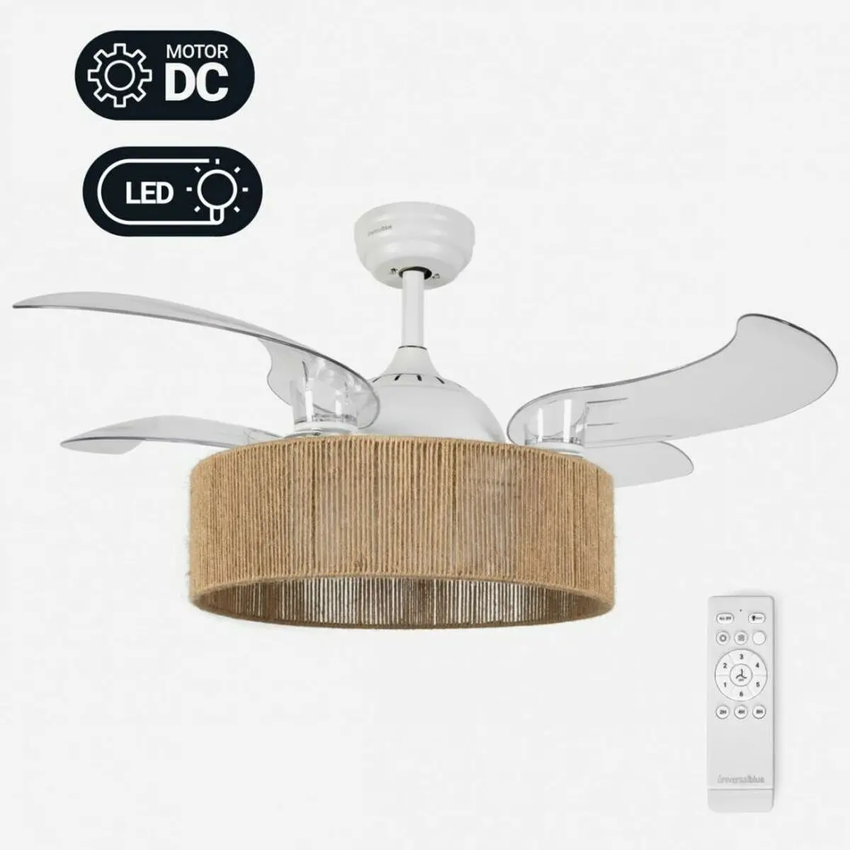 Ceiling Fan Universal Blue Jaloque Wfc Ø 104 Cm 65 W 1