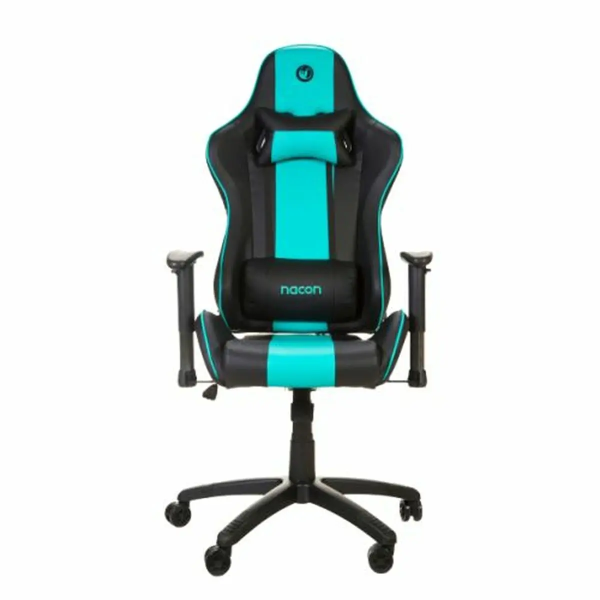 Office Chair Nacon 5 Black Turquoise 1