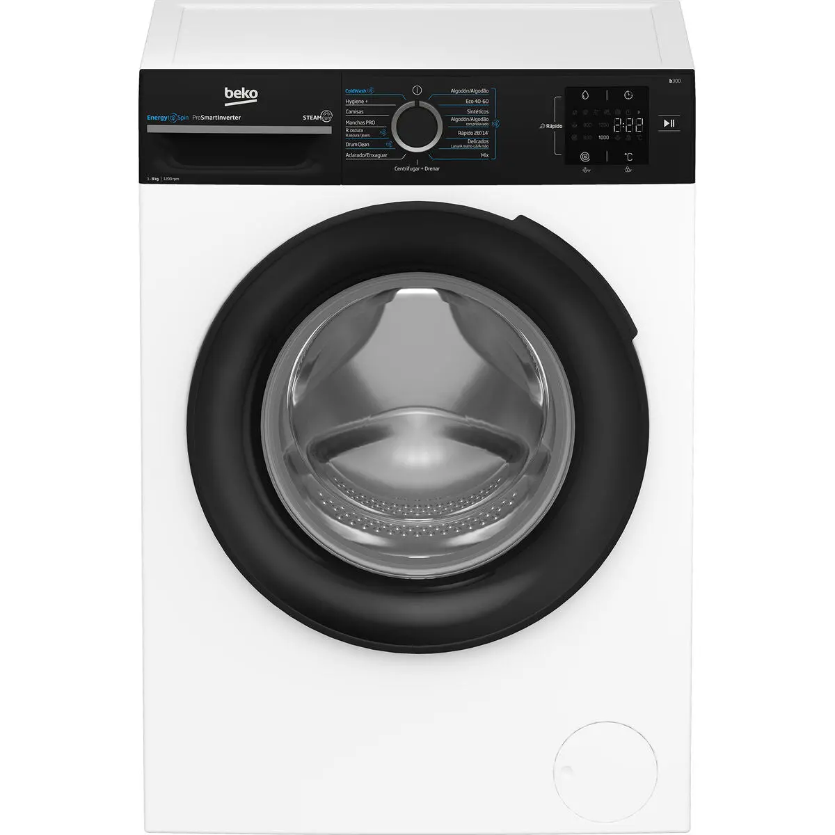Washing Machine Beko Vbm3wft38213wa 8 Kg 1200 Rpm 1