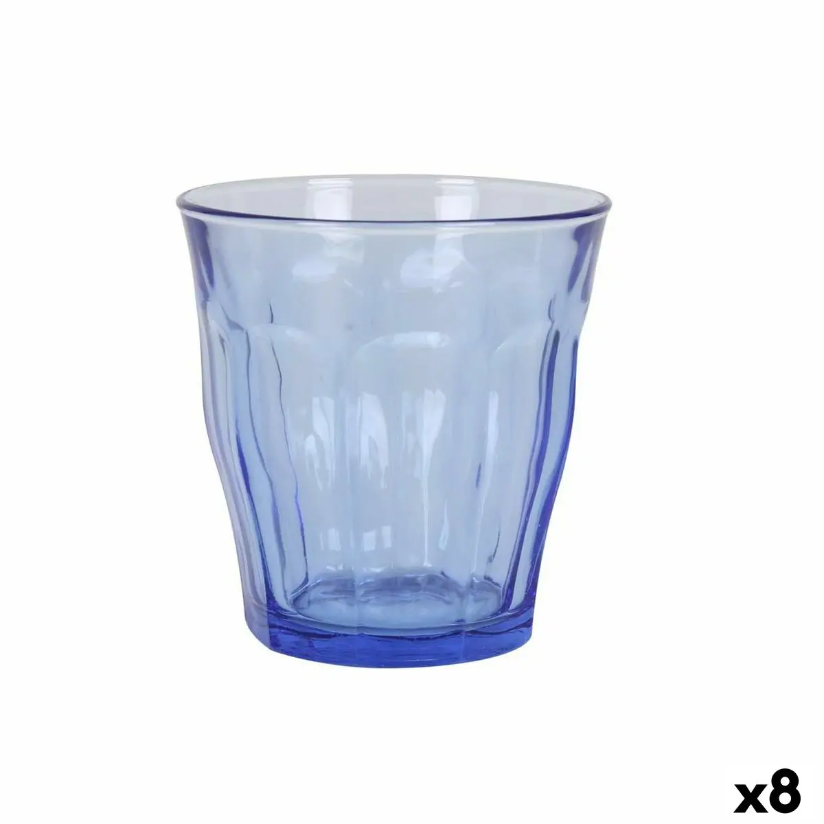 Set Of Glasses Duralex Picardie Navy Blue 6 Pieces 310 Ml (8 Units) 1