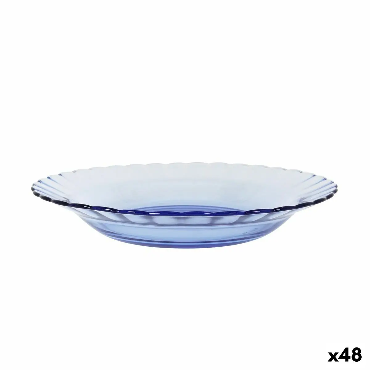 Deep Plate Duralex Picardie Blue Ø 23 Cm (48 Units) 1