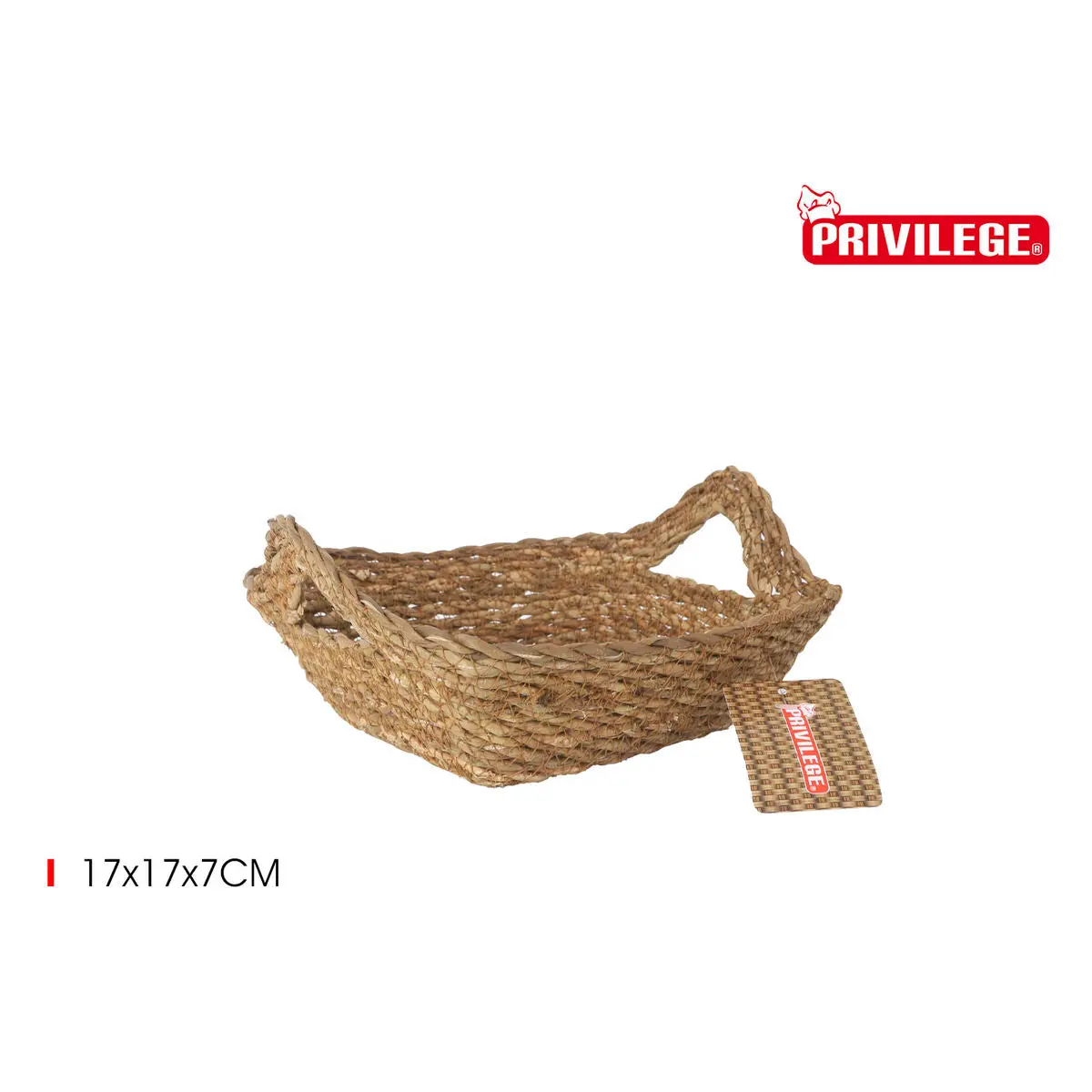Storage Box Privilege Wicker 17 X 17 X 7 Cm (18 Units) 2