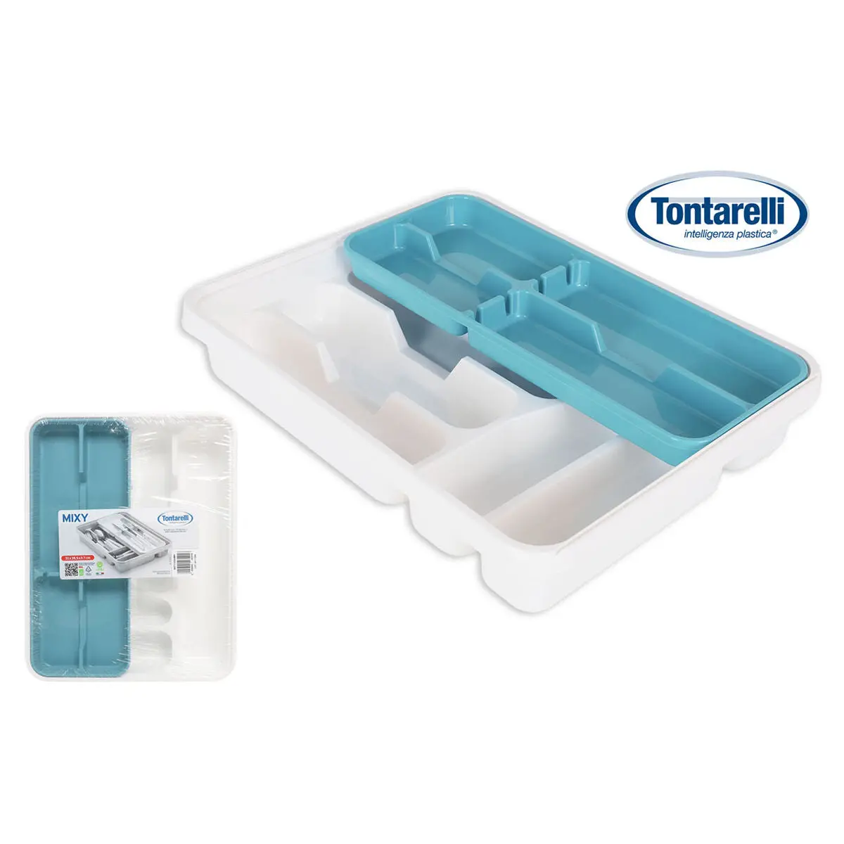 Cutlery Organiser Tontarelli Mixy 31 X 39,5 X 7 Cm (12 Units) 2