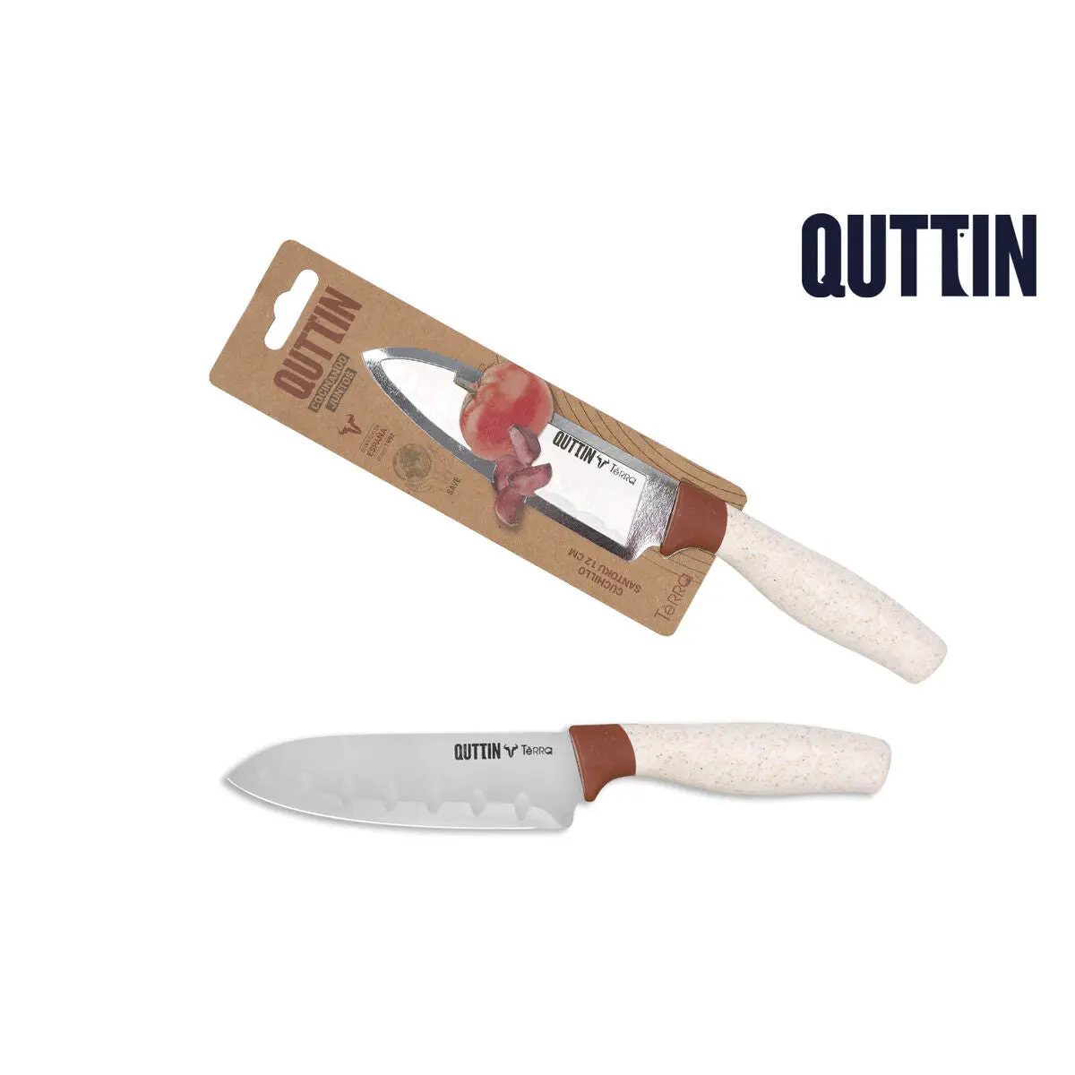 Kitchen Knife Quttin Terra 13 Cm (36 Units) 2
