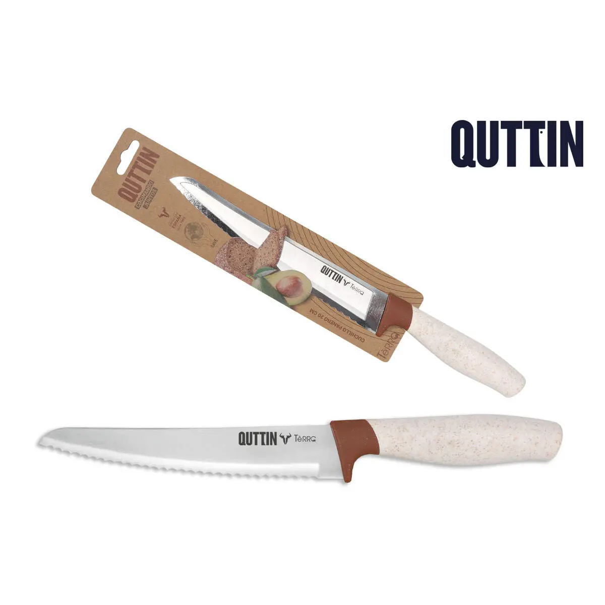 Kitchen Knife Quttin Terra 20 Cm (24 Units) 2