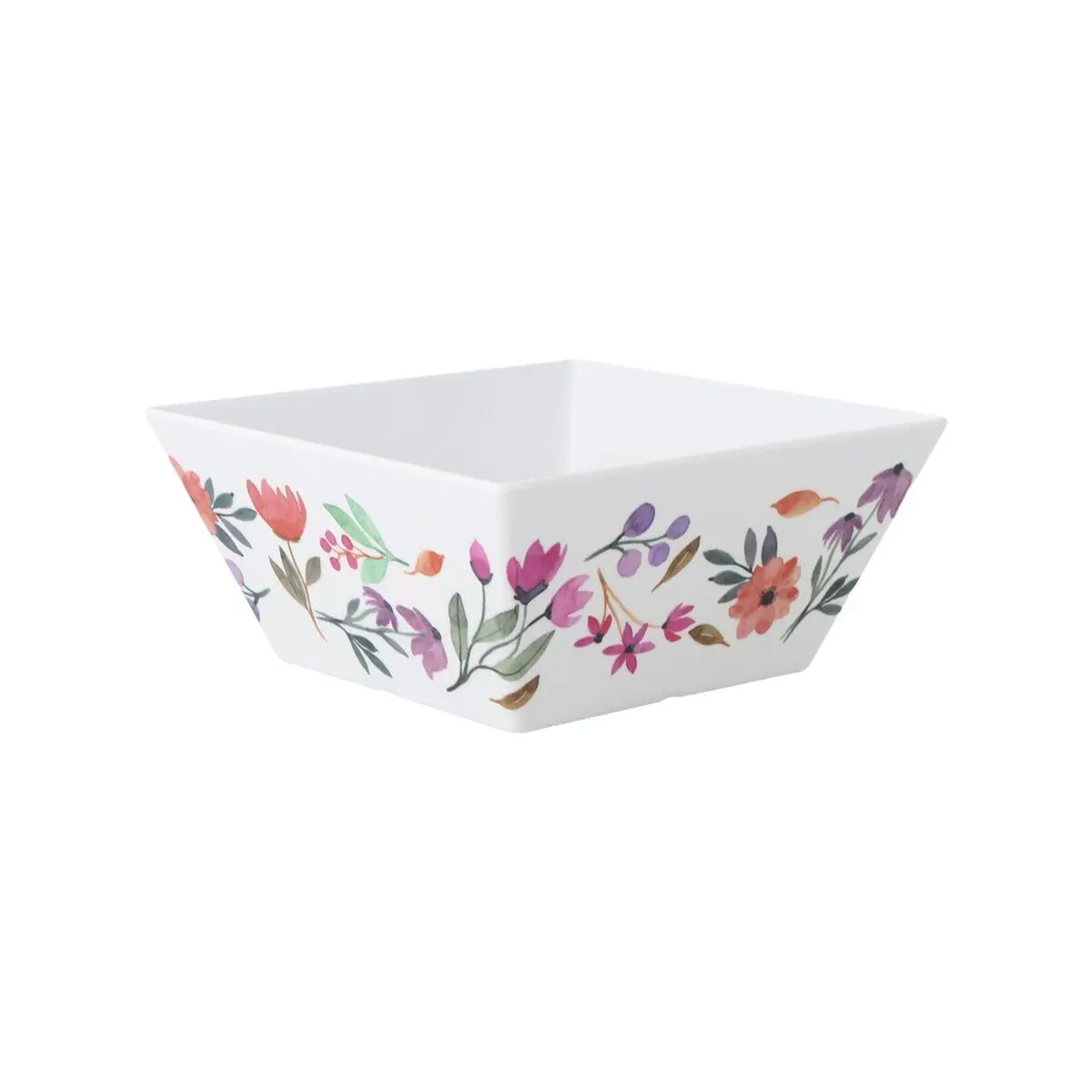 Snack Bowl La Mediterránea Flowers 18 X 18 X 8 Cm (24 Units) 2