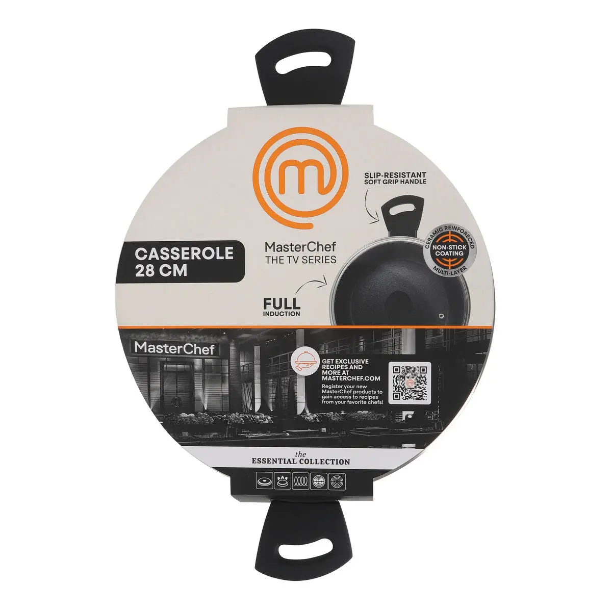 Casserole With Lid Masterchef 28 Cm (4 Units) 2