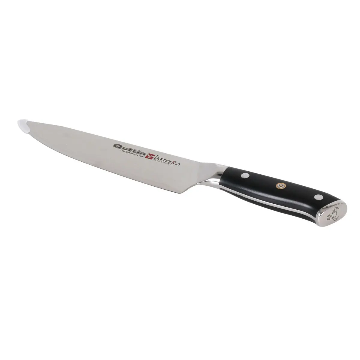 Kitchen Knife Quttin Damaskus Black Silver 20 Cm (2 Units) 2