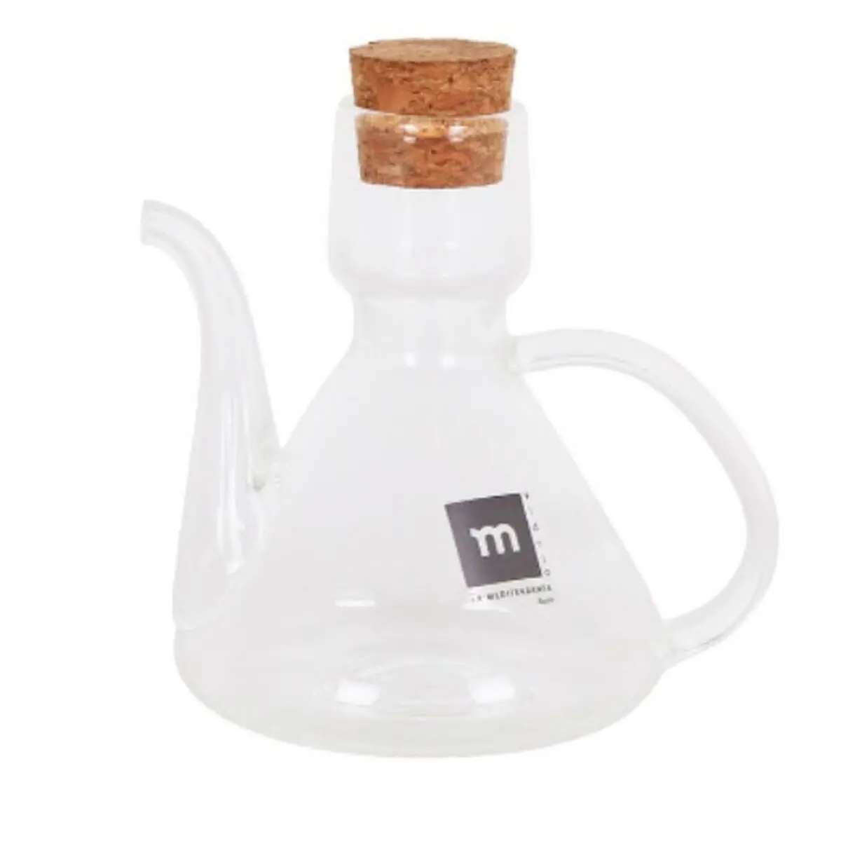Cruet La Mediterránea Bell Transparent Silicone Borosilicate Glass 125 Ml (18 Units) 2
