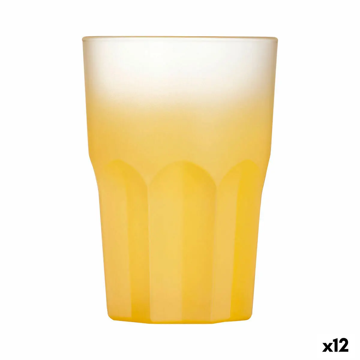 Glass Luminarc Summer Pop Yellow Glass 12 Units 400 Ml 1