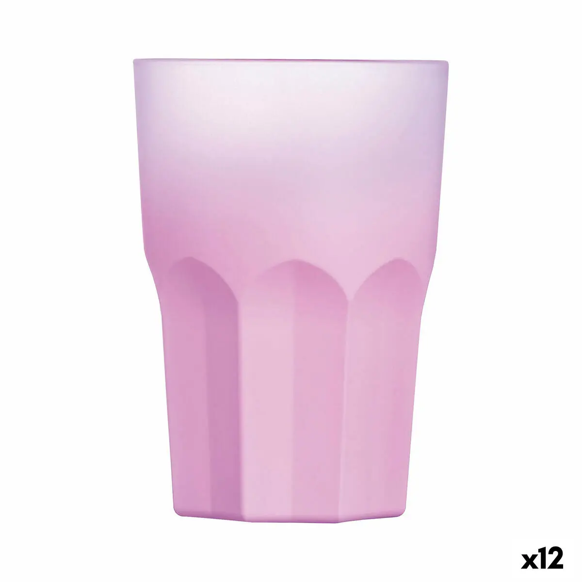 Glass Luminarc Summer Pop Pink Glass 12 Units 400 Ml 1