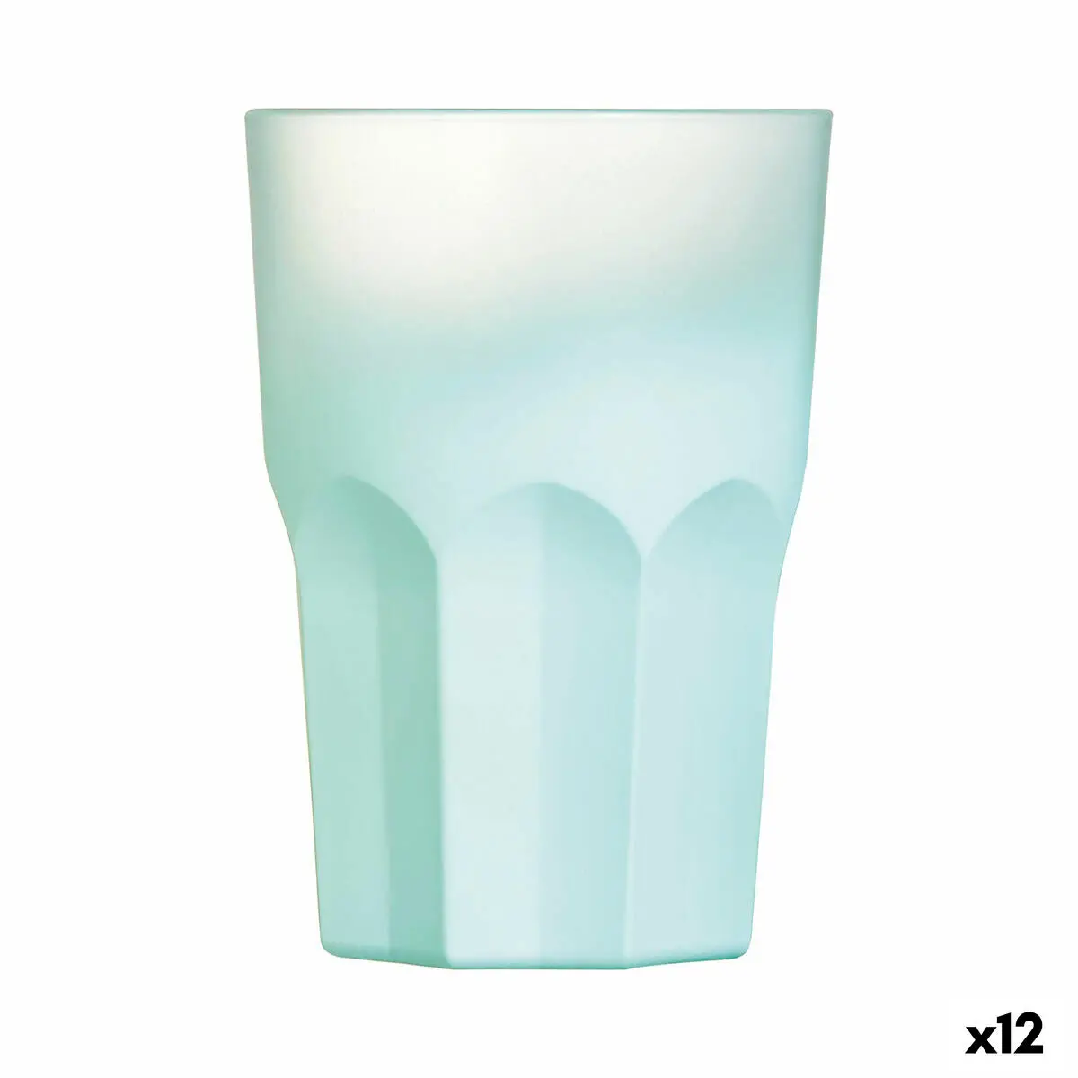 Glass Luminarc Summer Pop Turquoise Glass 12 Units 400 Ml 1