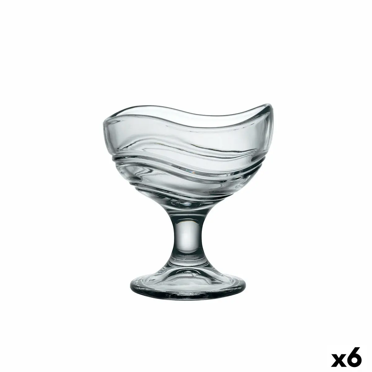 Ice Cream And Milk Shake Glass Bormioli Rocco Acapulco Transparent Glass (330 Ml) (6 Units) 1