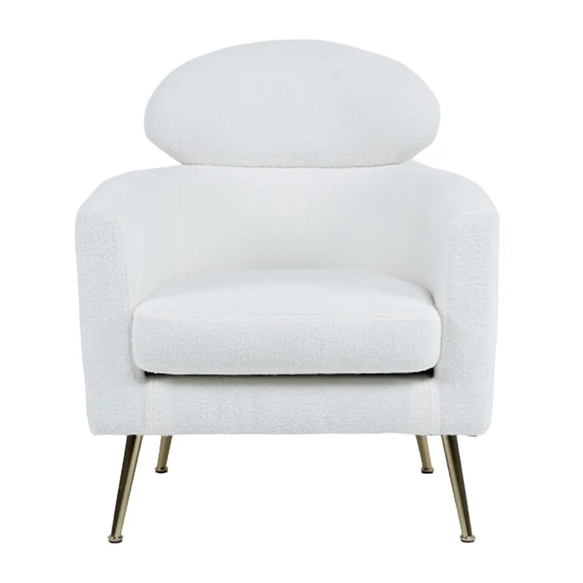 Armchair Home Esprit White Silver Metal 71 X 75 X 95 Cm 1